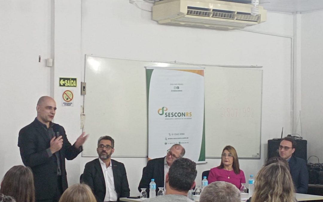 SESCON RS em Pelotas/RS para debate sobre reforma tributária e posse de nova diretora da região