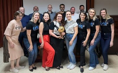 Empresários e gestores de empresas contábeis do RS em missão empresarial em Foz do Iguaçu